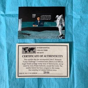 John F. Kennedy Sierra Leone Stamp